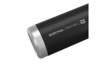 Image of Decathlon Quechua Double Wall Insulated Wide Mouth Stainless Steel Water Bottle, Black, 25oz, 4266687