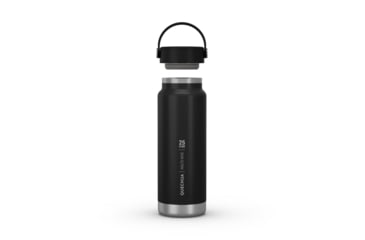 Image of Decathlon Quechua Double Wall Insulated Wide Mouth Stainless Steel Water Bottle, Black, 25oz, 4266687