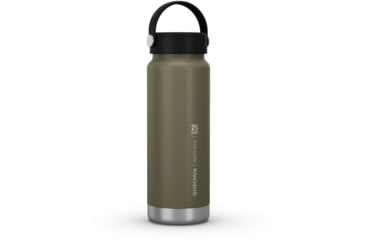 Image of Decathlon Quechua Double Wall Insulated Wide Mouth Stainless Steel Water Bottle, Green, 25oz, 4266688