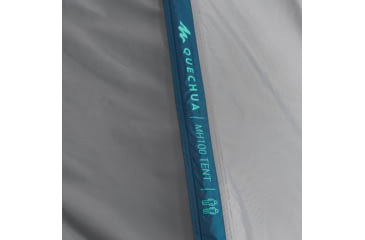 Image of Decathlon Quechua MH100 Waterproof Camping Tent, Grey, 2 Person, 4006573