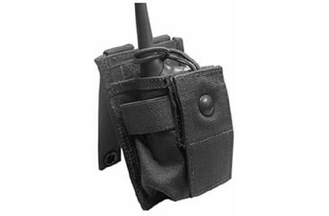 Image of Defcon 5 Small Radio Pouch, Black, NSN 8415152061100, D5-RP01 B