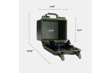 Image of Demerbox DB2 Speakers, Pesaro Green, DB2-1300-ODG