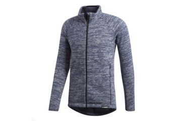 Image of Demo, Adidas Terrex Knit Fleece Jacket - Mens, Legend Ink, M, CY8703-M