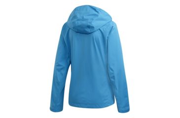 Image of Demo, Adidas Terrex Wandertag Jacket - Women's, Shock Cyan, Small, DX1132-S-420