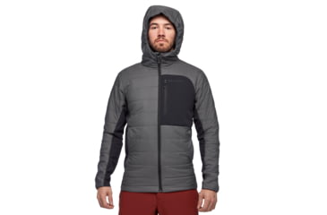 Image of Demo, Black Diamond M Aspect Wool Hoody - Mens, Anthracite-Black, Medium, AP7460409039MED1