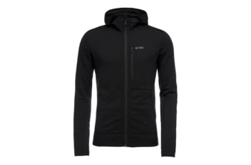 Image of Demo, Black Diamond Solution Merino Hoodie - Mens, Black, Medium, AP7522600002MED1