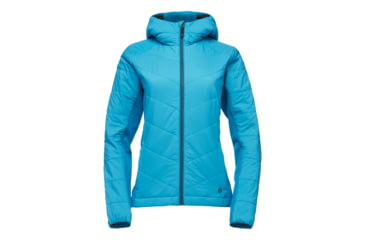 Image of Demo, Black Diamond W Aspect Wool Hoody - Womens, Azul, Small, AP7460414004SML1