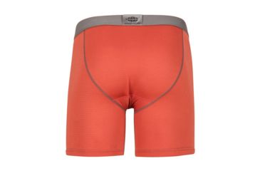 Image of Demo, ExOfficio Give-N-Go Sport Mesh 6 Inch Boxer Brief, Retro Red/Slate, M, 12412336-3176-M