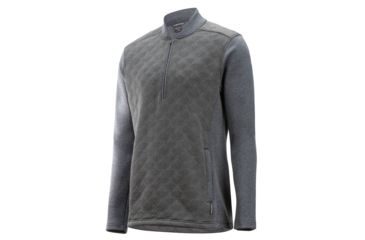 Image of DEMO, ExOfficio Harwood 1/4 Zip Long Sleeve - Mens, Medium, Grey Heather, 1011-3182-Grey Heather-M