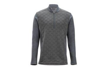 Image of DEMO, ExOfficio Harwood 1/4 Zip Long Sleeve - Mens, Medium, Grey Heather, 1011-3182-Grey Heather-M