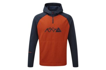 Image of Demo, Mountain Equipment Rockall Hoody, Bracken/Blue Nights, Large, ME-003441-Me-01482-L