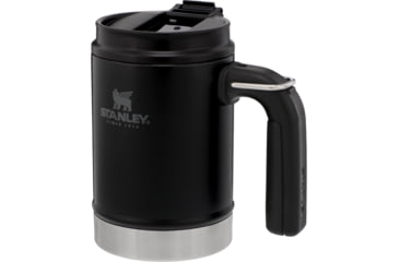 Image of Demo, Stanley Classic Big Grip Camp Mug 16oz-, Matte Black, 16 ounce, 10-01693-024