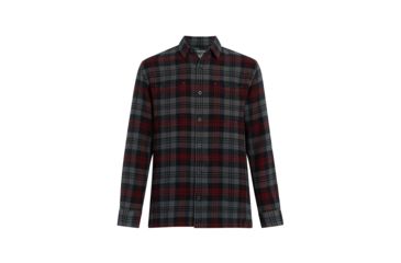 Image of Demo,Woolrich Mens Eco Rich Dellaro Waffle Shirt, Agate, L, 6479-AGA-DEMO