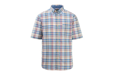 Image of DEMO, Woolrich Timberline Short Sleeve Shirt - Mens, Mountain Blue, Large, 6161-MOL-DEMO