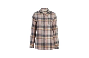 Image of Demo,Woolrich Womens Eco Rich Pemberton Boyfriend Flannel Shirt, Violet Wind, M, 2211-VIW-DEMO