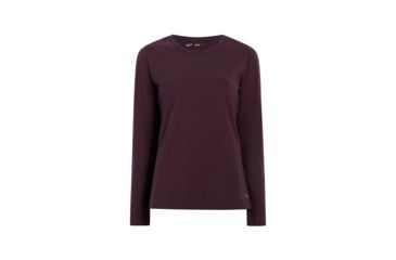 Image of Demo,Woolrich Womens Laureldale Long Sleeve Shirt, Aubergine, M, 7003-AUB-DEMO