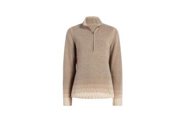 Image of Demo,Woolrich Womens Tanglewood 1/2 Zip Sweater II, Coyote Tan, M, 13767-CYA-DEMO