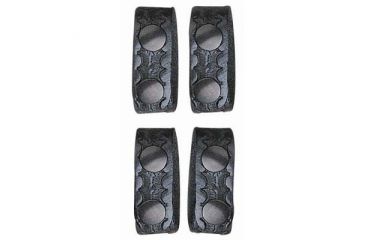 Image of DeSantis Black - Plain - Belt Keepers (Pack of 4) - Nickel Snap U01BJG1Z1