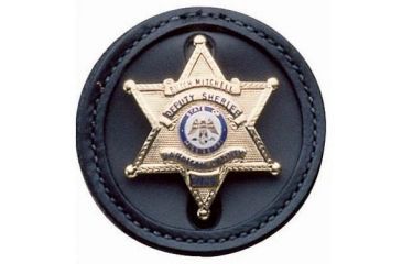 Image of DeSantis Black - Plain - Sheriffs Star Badge Holder U22BZG7Z0