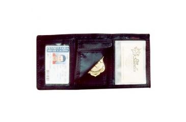 Image of DeSantis Black - Plain - Trifold Badge/ID Wallet R14BJZZZ0