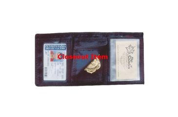 Image of DeSantis Black - Plain - Trifold Badge/ID Wallet R14BJZZZ0