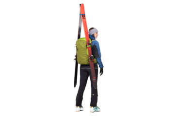 Image of Deuter Freerider Pro 32+ SL Climbing Packs - Womens, Moss/Citrus, 330342228030