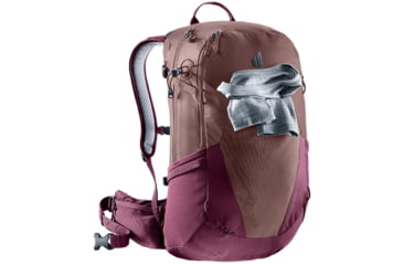 Image of Deuter Futura 25 SL Backpack - Womens, Ashrose/Cassis, 340022155990