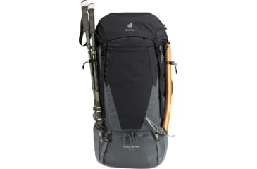 Image of Deuter Futura Air Trek 60 + 10 Pack, Black-Graphite, 70L, 340232174030