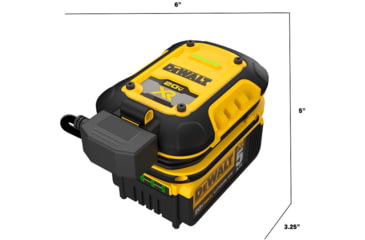 Image of DeWALT 1 Amp Professional Battery Maintainer Kit With 20V Lithium Battery Pack Plus Charger, Yellow/Black, DXAEOBDK