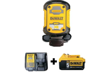 Image of DeWALT 1 Amp Professional Battery Maintainer Kit With 20V Lithium Battery Pack Plus Charger, Yellow/Black, DXAEOBDK
