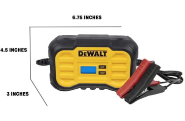 Image of DeWALT 10 Amp Professional Battery Charger, Battery Maintainer, Trickle Charger, Yellow/Black, DXAEC10