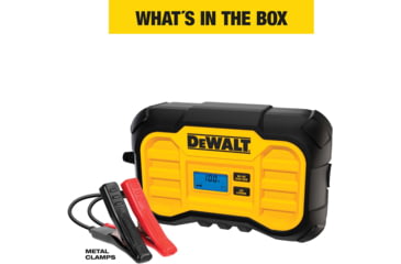 Image of DeWALT 10 Amp Professional Battery Charger, Battery Maintainer, Trickle Charger, Yellow/Black, DXAEC10