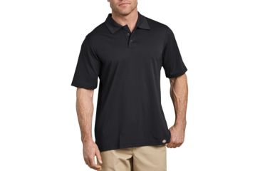 Image of Dickies - Industrial Work Tech Performance Ventilated Polo, Black - LS425BK 2X