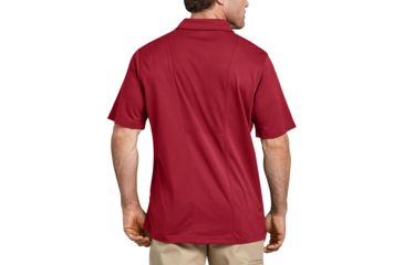 Image of Dickies - Industrial Work Tech Performance Ventilated Polo, English Red - LS425ER 2X