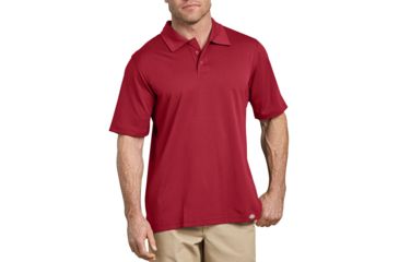 Image of Dickies - Industrial Work Tech Performance Ventilated Polo, English Red - LS425ER 2X