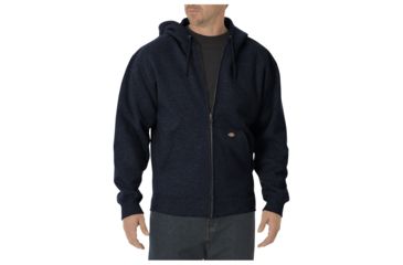Image of Dickies - Midweight Fleece Full Zip Hoodie, Dark Navy - TW391DN 5X RG