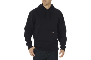 Image of Dickies Midweight Fleece Pullover Hoodie, Black - TW392BK 2X RG