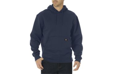 Image of Dickies Midweight Fleece Pullover Hoodie, Dark Navy - TW392DN M RG