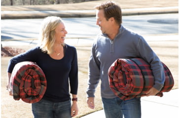 Image of Disc-O-Bed Duvalay with Luxury Memory Foam Sleeping Bag &amp; Duvet, Adults, Lumberjack, Extra Large, 50324