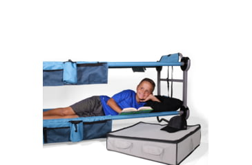 Image of Disc-O-Bed Kid-O-Bunk Angled Footlocker, 600D Polyester, Grey, Childs, 50052