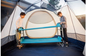 Image of Disc-O-Bed Kid-O-Bunk Portable Cot System, Youth, Teal, 31105B