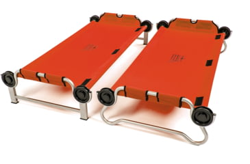 Image of Disc-O-Bed Kid-O-Bunk Sleeping Cots w/ 2 Side Organizers, Red, 30405BO