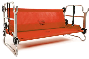 Image of Disc-O-Bed Kid-O-Bunk Sleeping Cots w/ 2 Side Organizers, Red, 30405BO