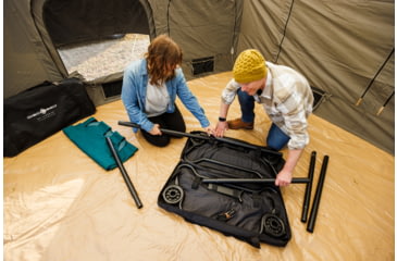 Image of Disc-O-Bed Portable Cot System, Large, Black, 31501B