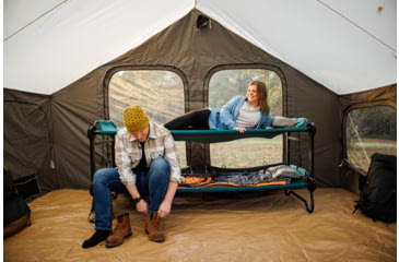 Image of Disc-O-Bed Portable Cot System, Large, Green, 31001B