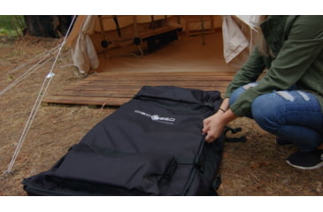 Image of Disc-O-Bed Rolling Bag, 2XL Disc-O-Bed, Black, 50576