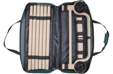 Image of Disc-O-Bed Single Large Sleeping Cot, 500lbs, 600D Polyester Sleeping Deck, Green, 30011
