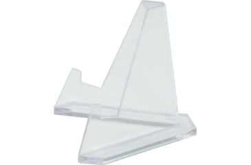 Image of Displays Easel Knife Display, Clear Plexiglass Construction, Stands 2 1/8in Tall, Made To Display One Medium Folding Or Fixed Blade Knife, Package Of 12, CAB3