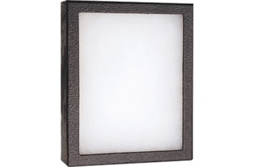 Image of Displays 24 Cotton Filled Display Boxes, 8in x 12in x 3/4in, Case of 24, Heavy Fiber Board Construction w/ Black Wrap, DC150