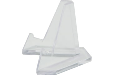 Image of Displays Small Easel Knife Display, Clear Acrylic Construction, Stands 1 1/2in Tall, Made To Display One Small Folding Or Fixed Blade Knife, Package Of 12, CAB2